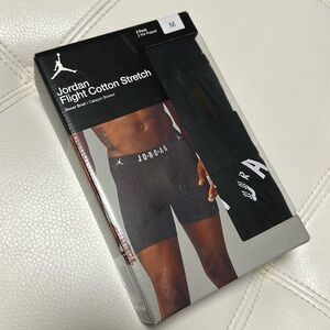 🔥 Jordan Black Boxer Briefs with Stretch Cotton Fabric and Jumpman Logo|…